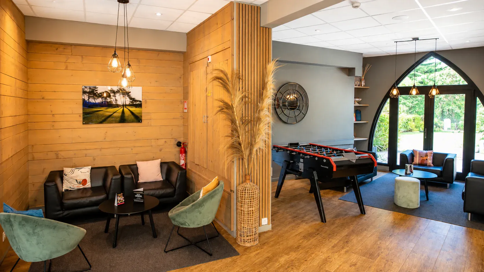 The lounge — reading corner