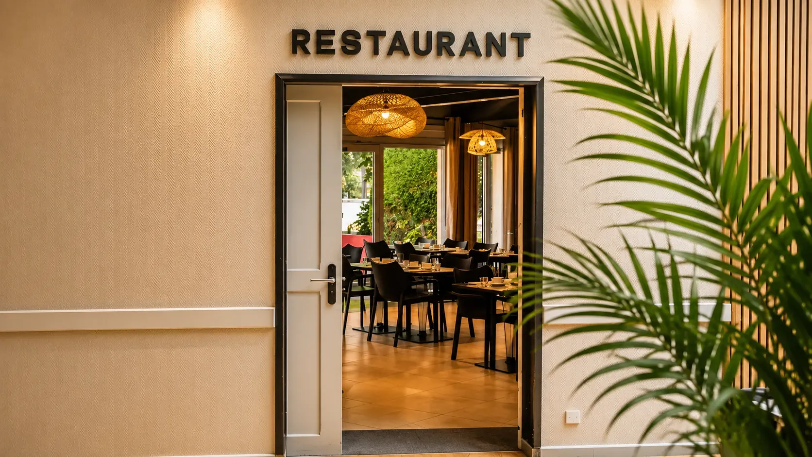 Entrance to the breakfast room